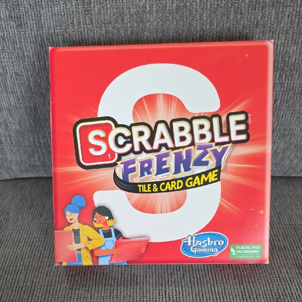 Scrabble Frenzy Tile & Card Game, New